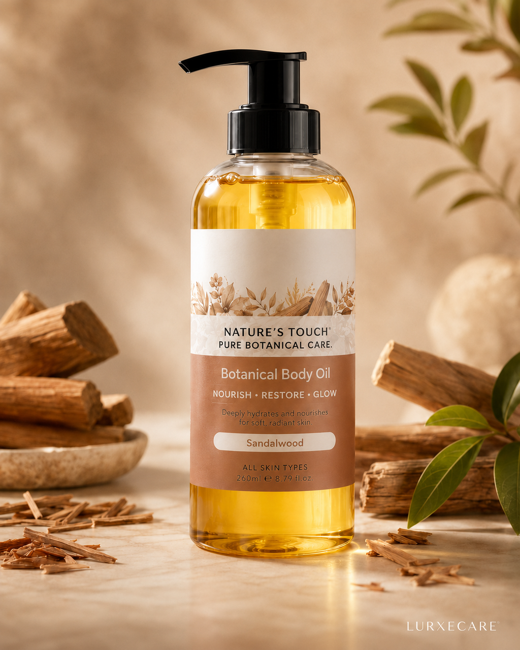 Botanical Body Oil – 260ml | LurxeCare