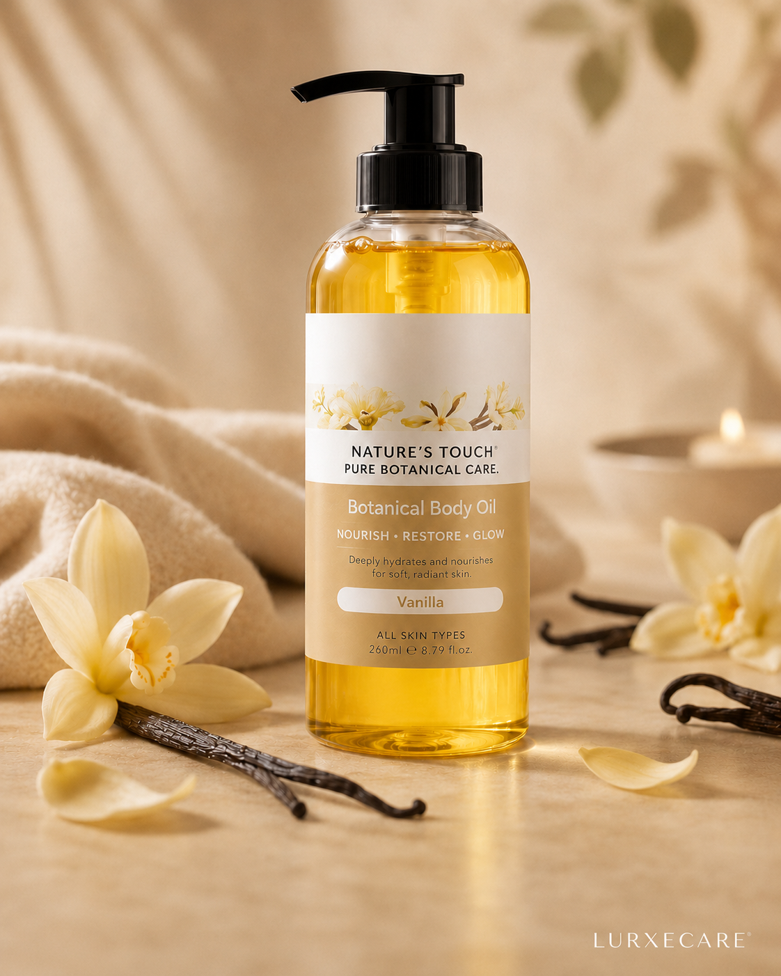 Botanical Body Oil – 260ml | LurxeCare