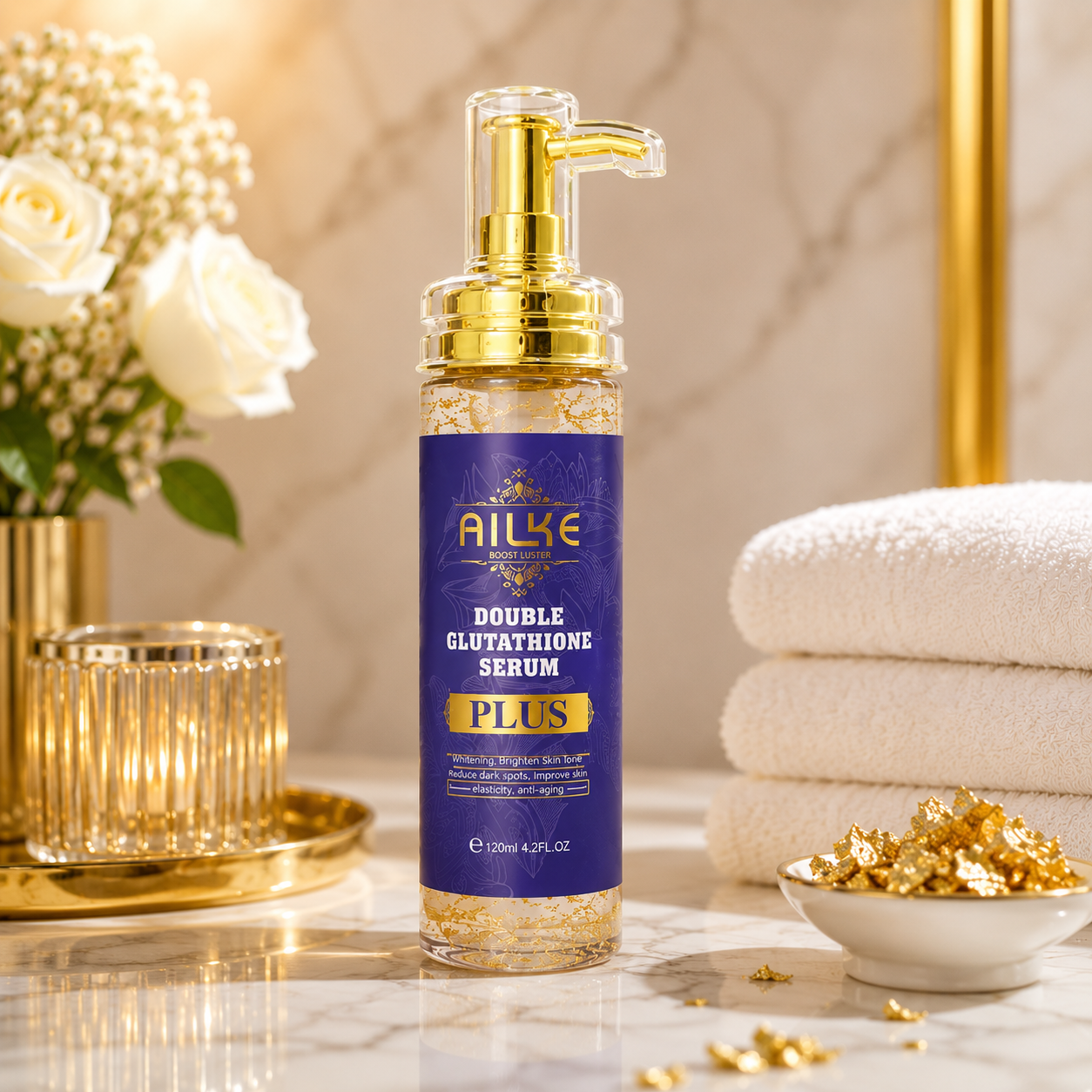 AILKE Glutathione Brightening Body Lotion & Serum
