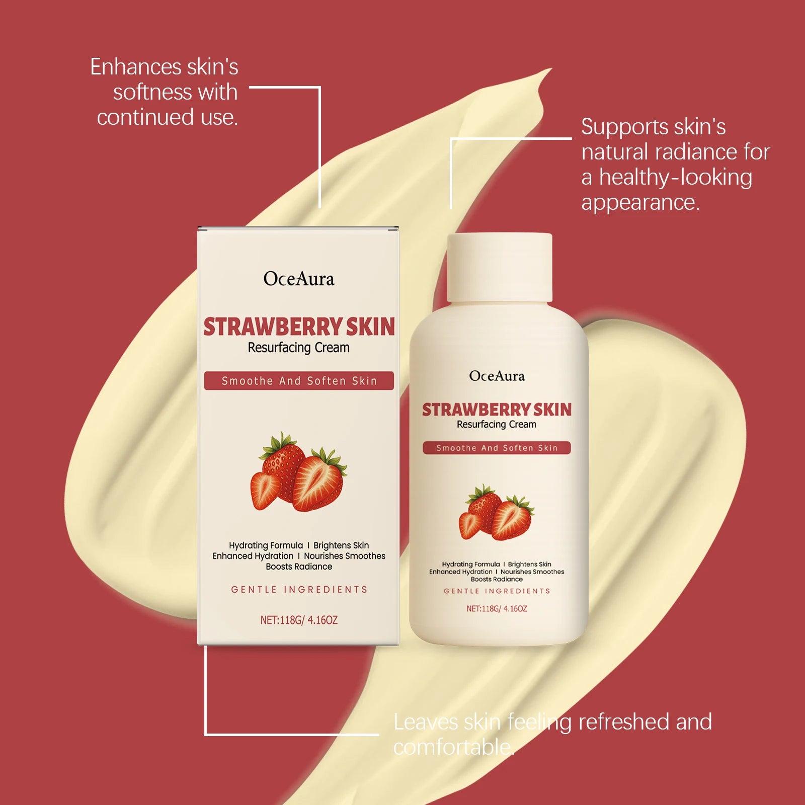 Lurxe | Strawberry Skin Resurfacing Cream